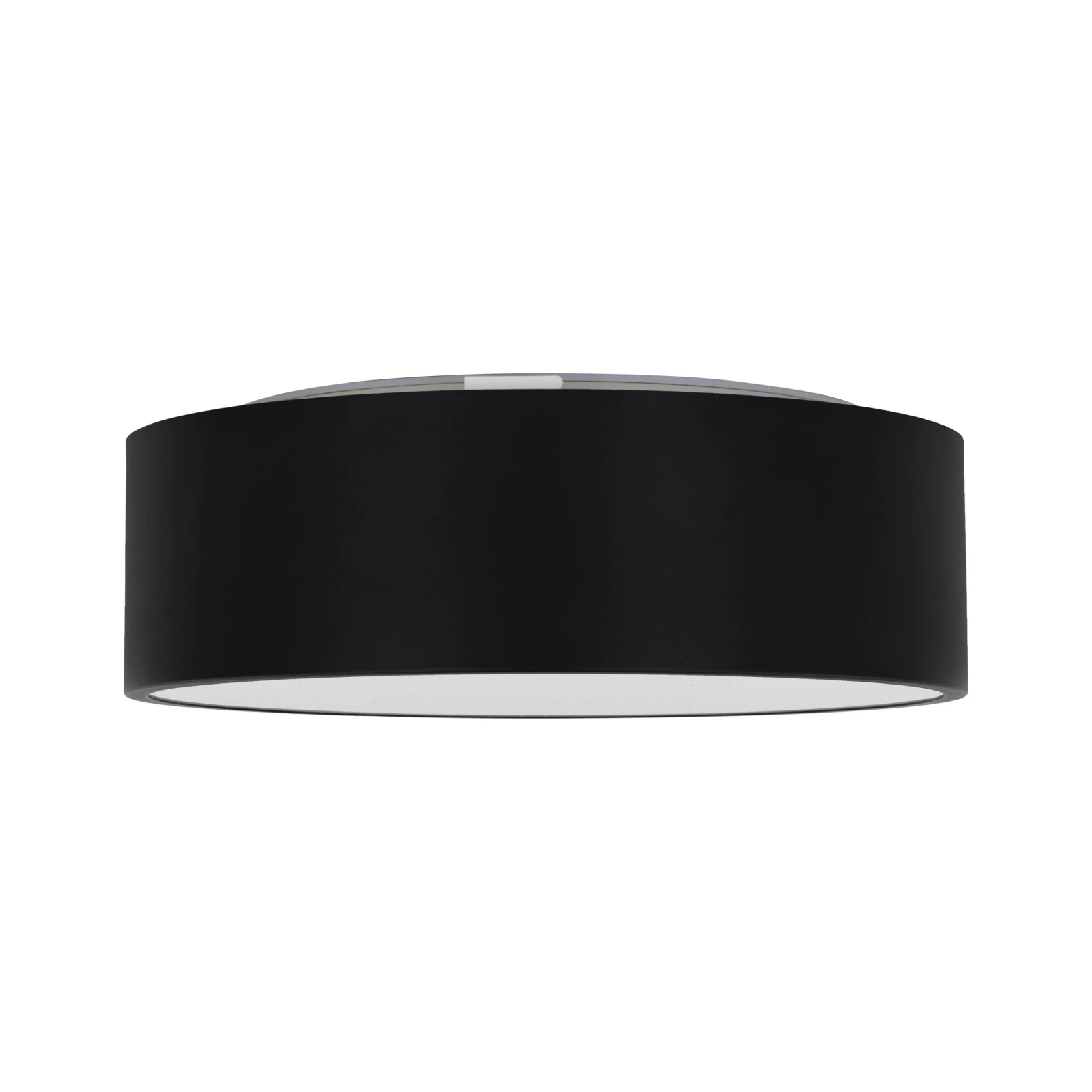 LIVO ceiling light M – cylindrical, black, IP54