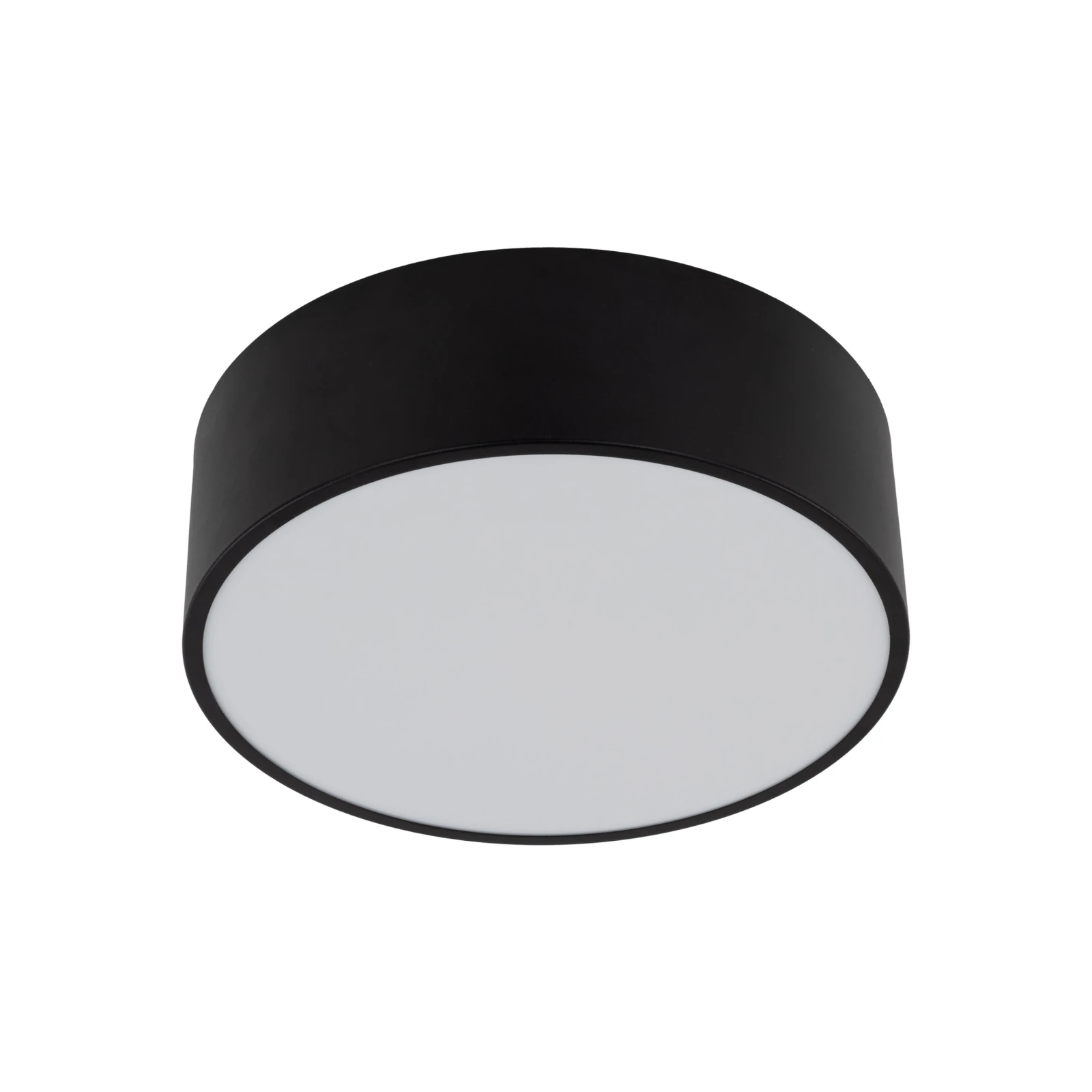LIVO ceiling light M – cylindrical, black, IP54