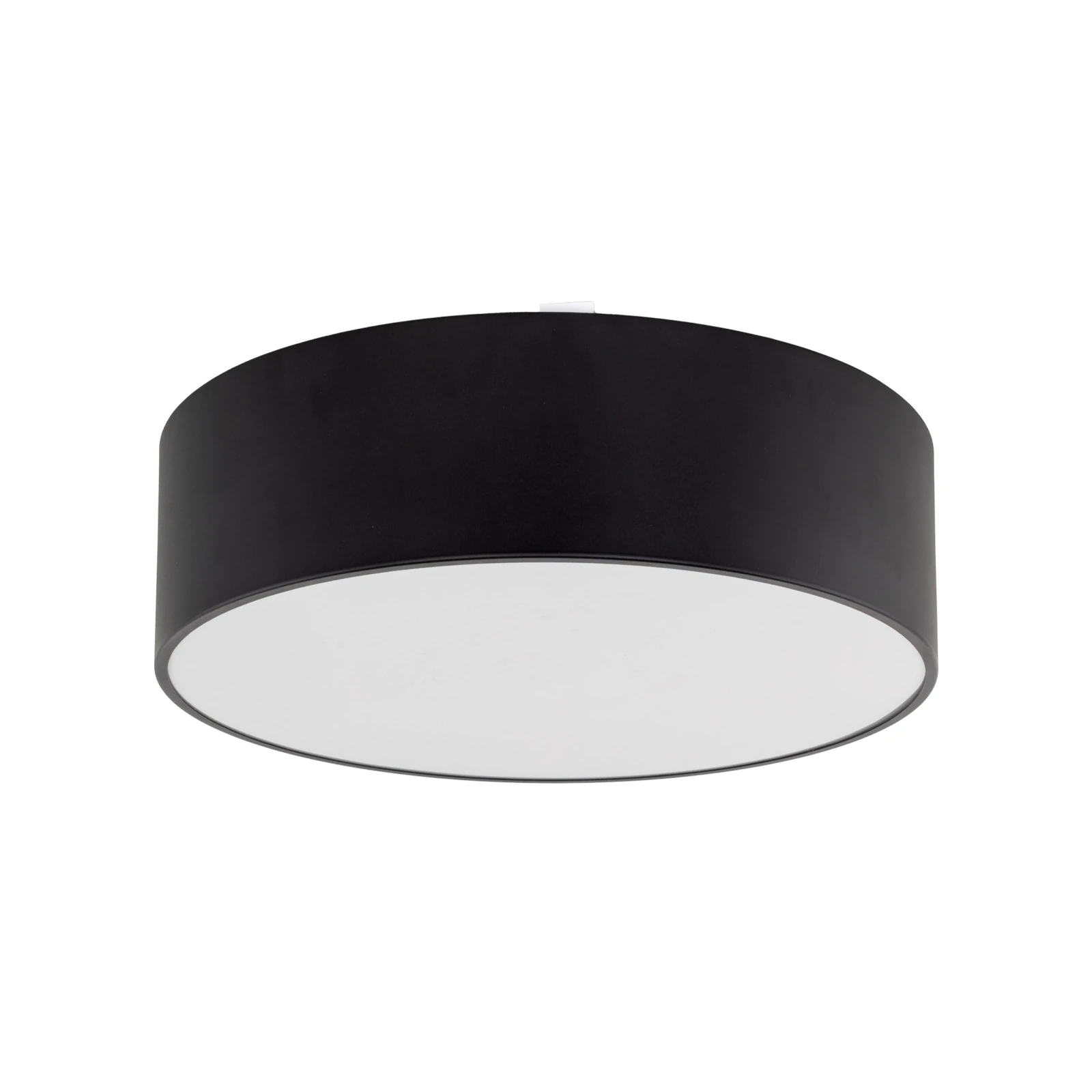 LIVO ceiling light M – cylindrical, black, IP54
