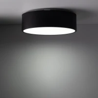 LIVO ceiling light M – cylindrical, black, IP54 - Image 1