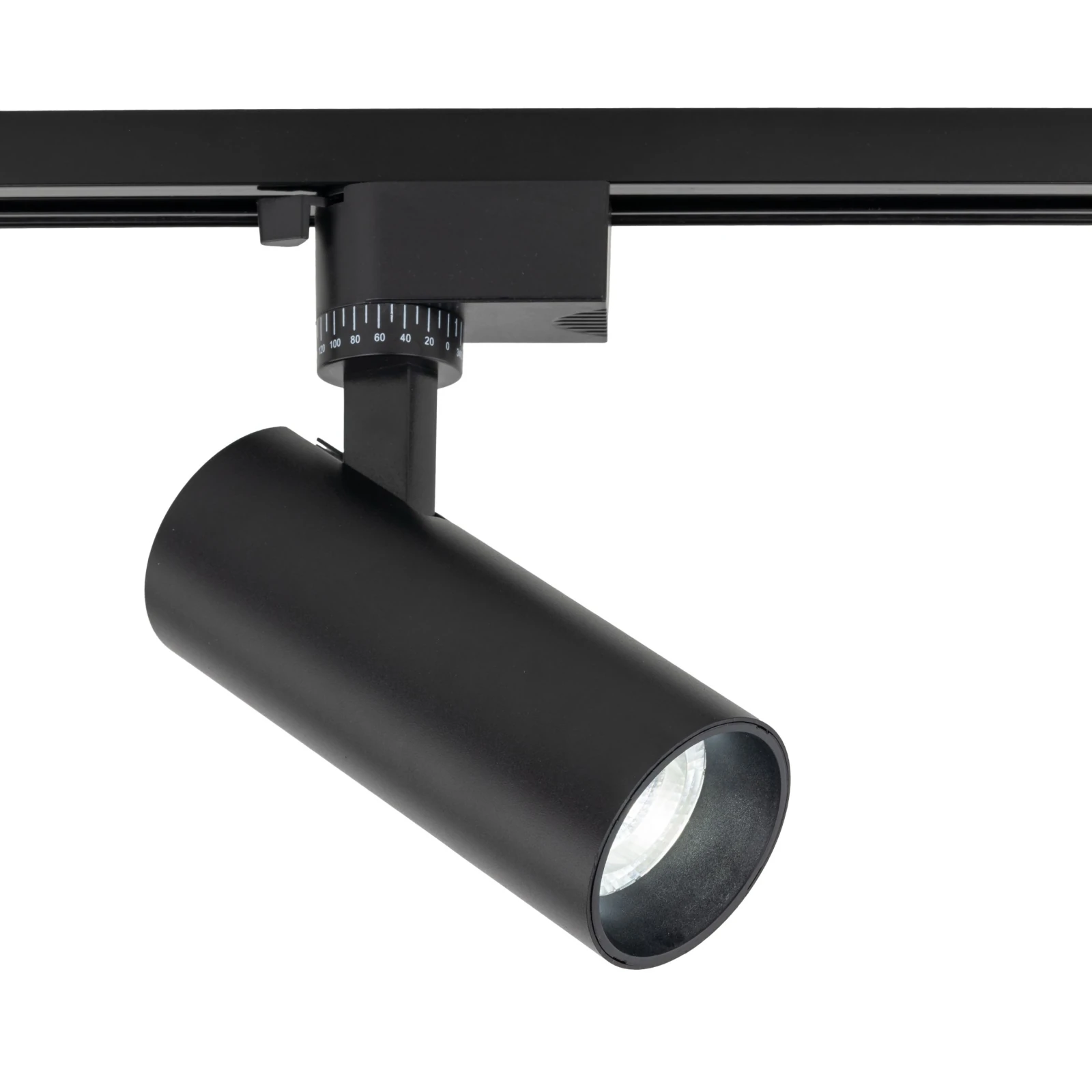TRACER LED track light 10 W – cylindrical, black, CCT