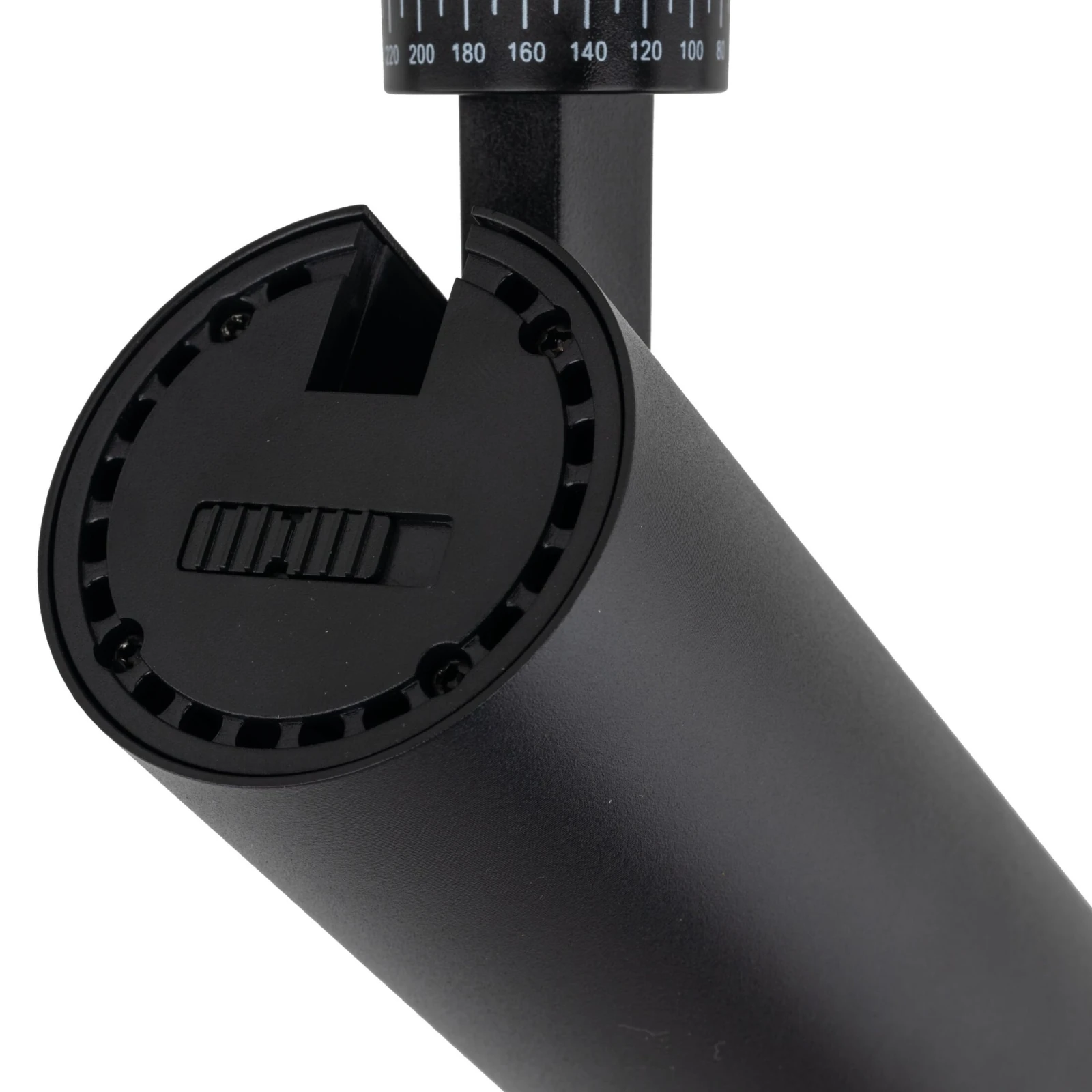 TRACER LED track light 10 W – cylindrical, black, CCT