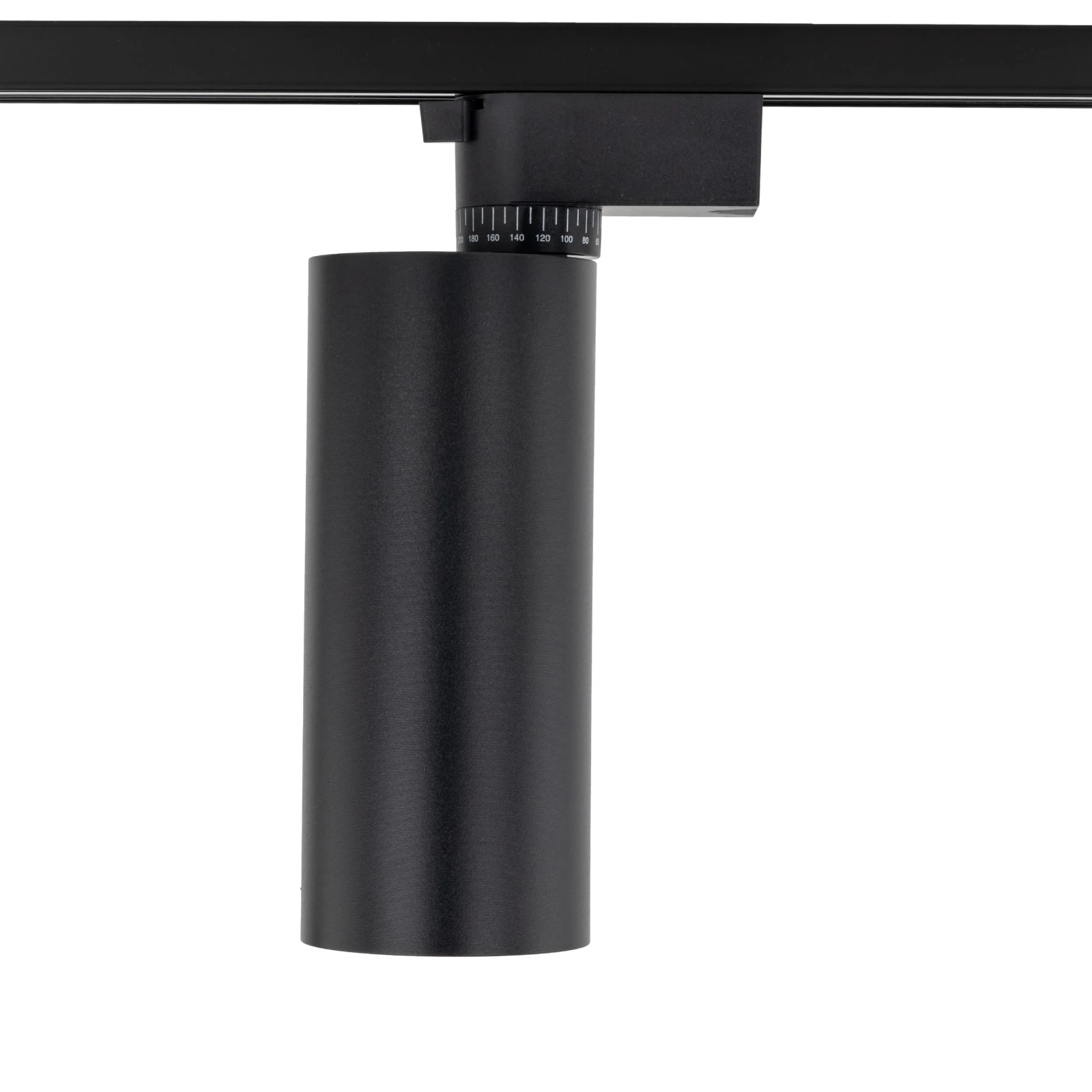 Track light 20W – cylindrical, black, CCT
