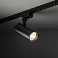 Track light 20W – cylindrical, black, CCT - Image 3