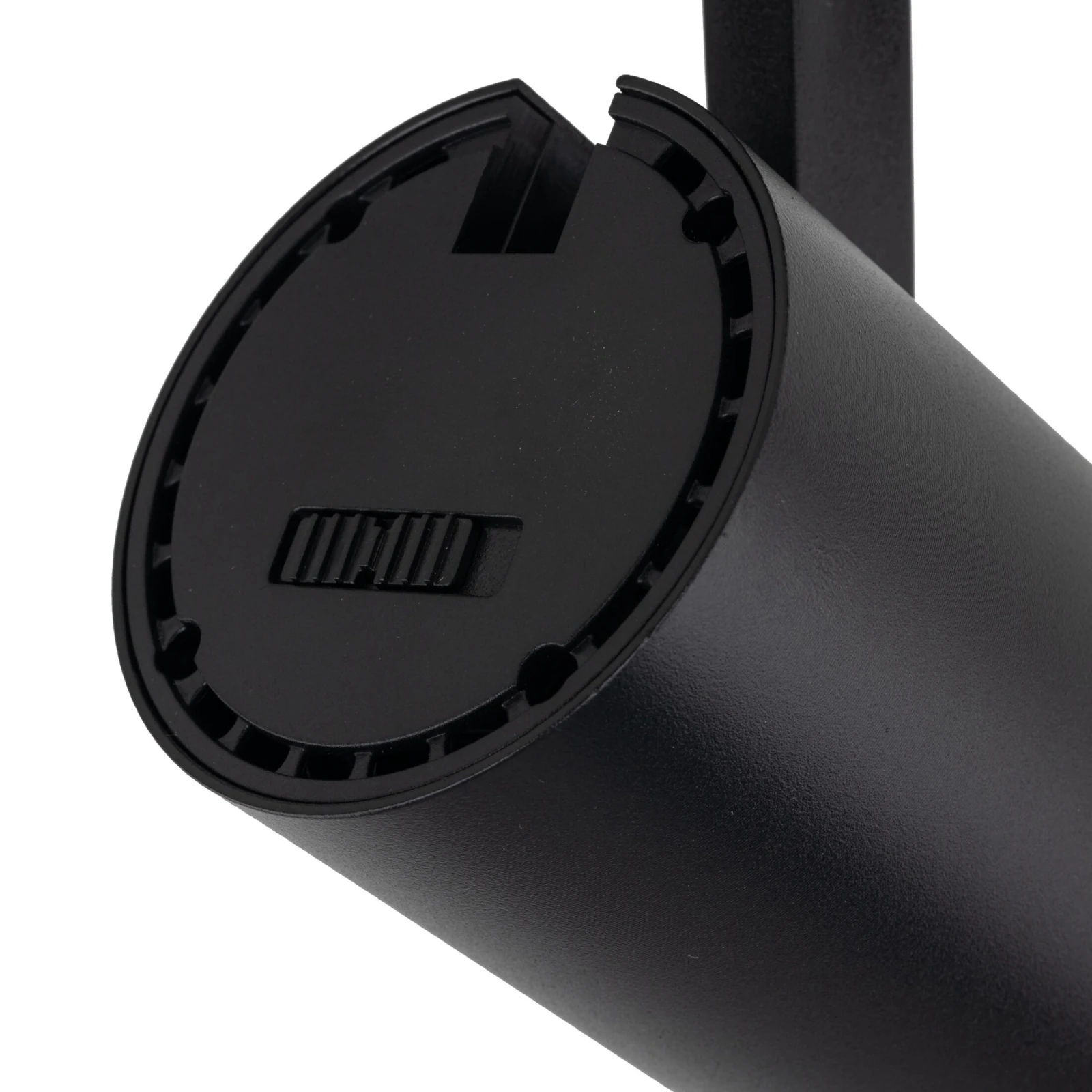 Track light 20W – cylindrical, black, CCT