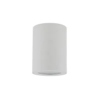 GU10 ceiling light – cylindrical white fixture, IP44 - Image 5
