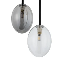 PEARL G9 pakabinamas šviestuvas, juodas, 5 taškų - Nuotrauka 4