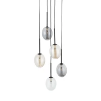 PEARL G9 pakabinamas šviestuvas, juodas, 5 taškų - Nuotrauka 5