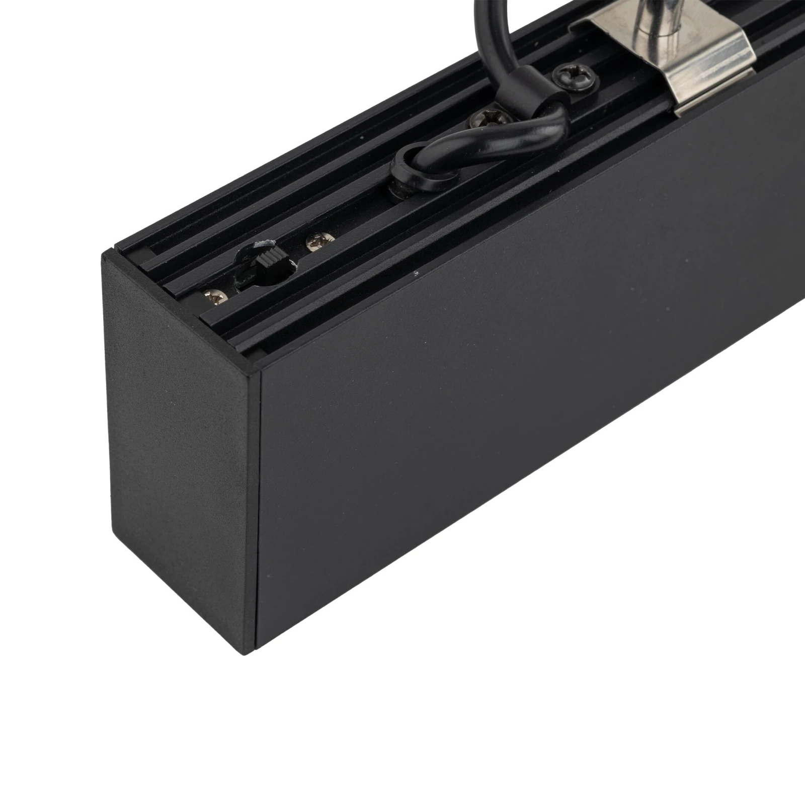 LED pendant light LUXE 40 W – linear, black, CCT