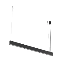 LED pendant light LUXE 40 W – linear, black, CCT - Image 6