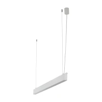 LUXE 40 W linijinis LED pakabinamas šviestuvas, baltas, CCT - Nuotrauka 4