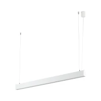 LUXE 40 W linijinis LED pakabinamas šviestuvas, baltas, CCT - Nuotrauka 2