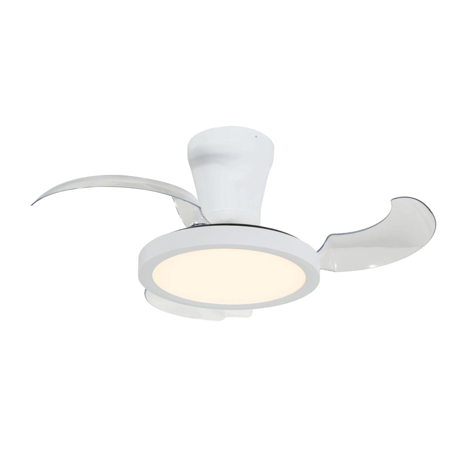 BREEZE 18 W LED lubinis šviestuvas su ventiliatoriumi, baltas, CCT
