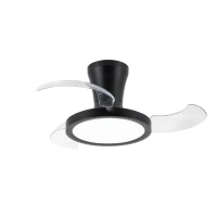 Lubinis LED šviestuvas su ventiliatoriumi BREEZE 18 W, juodas, CCT - Nuotrauka 3