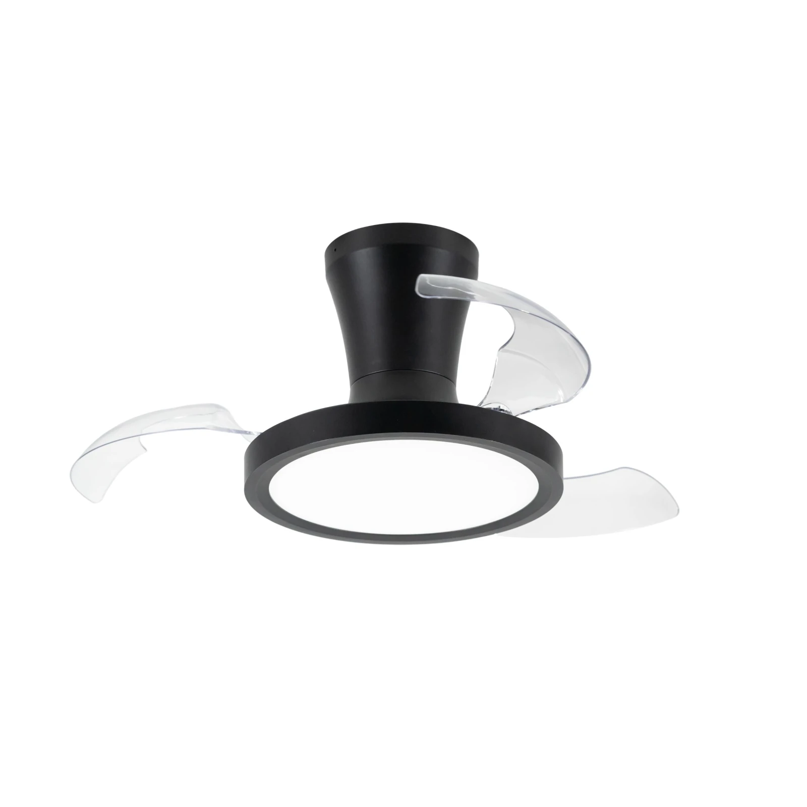 Lubinis LED šviestuvas su ventiliatoriumi BREEZE 18 W, juodas, CCT