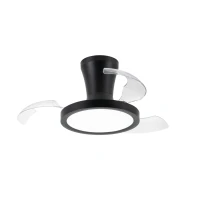 Lubinis LED šviestuvas su ventiliatoriumi BREEZE 18 W, juodas, CCT - Nuotrauka 5