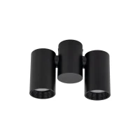 Wall spotlight 2xGU10 – black, gold accents, adjustable - Image 12