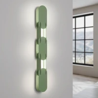 Sieninis šviestuvas 91 cm – linijinis, šalavijo, LED DALI - Nuotrauka 1