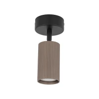 Ceiling spotlight 1xGU10 – cylindrical, brown, adjustable - Image 8