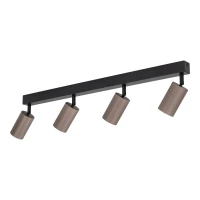 Ceiling spotlight 4xGU10 – linear, brown, adjustable - Image 7