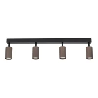 Ceiling spotlight 4xGU10 – linear, brown, adjustable - Image 8
