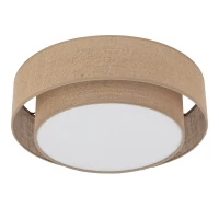 Ceiling light 4xE27 – round, beige, magnetic shade - Image 7