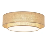 Ceiling light 4xE27 – round, beige, magnetic shade - Image 10
