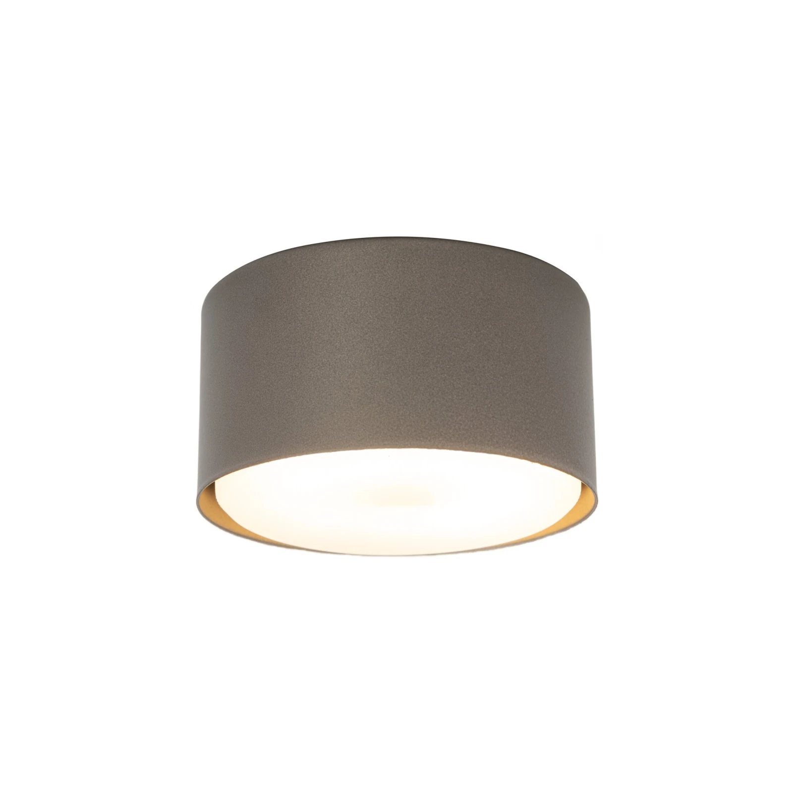Ceiling light 11 W – round, brown, GX53 socket