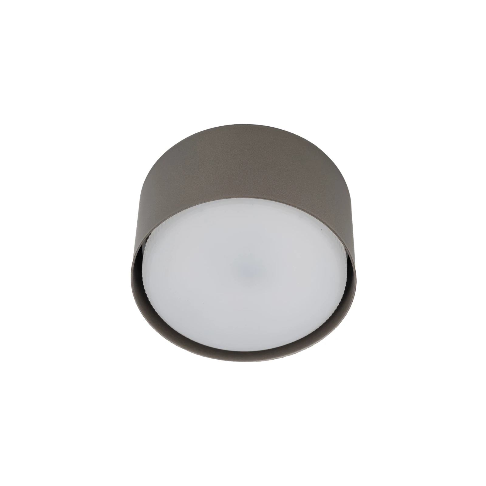 Ceiling light 11 W – round, brown, GX53 socket