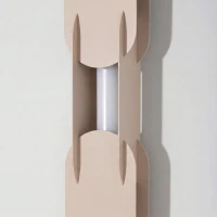 Wall lamp 91 cm – linear, taupe, DALI dimmable - Image 5