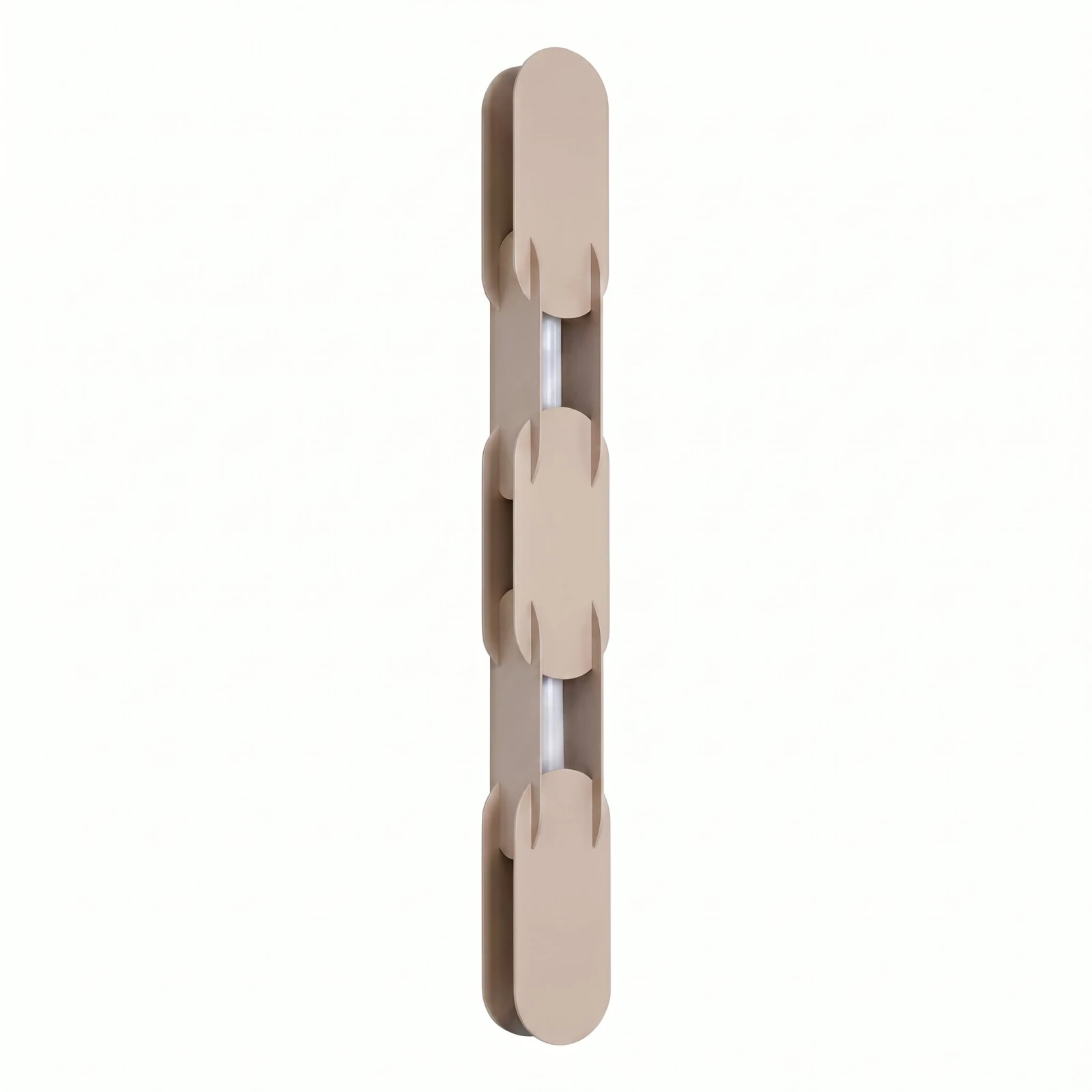 Wall lamp 91 cm – linear, taupe, DALI dimmable