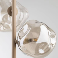 Pendant light 3xG9 – beige-brown glass composition - Image 4