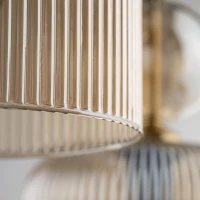 SOPHIA ceiling light 30 W – round, cognac glass, 3 x E14 - Image 4