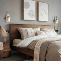 SOPHIA wall light – cognac ribbed glass, elegant accent - Image 3