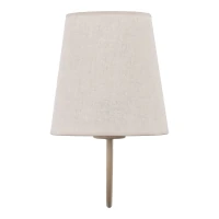 CANDI wall light – beige fabric shade, classic soft glow - Image 8