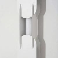 Wall lamp 91 cm – linear chain form, white, DALI dimmable - Image 5