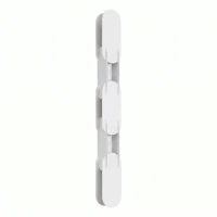 Wall lamp 91 cm – linear chain form, white, DALI dimmable - Image 2