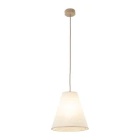 Pendant Light CONEA 1xE27 – conical shade, beige fabric finish - Image 7