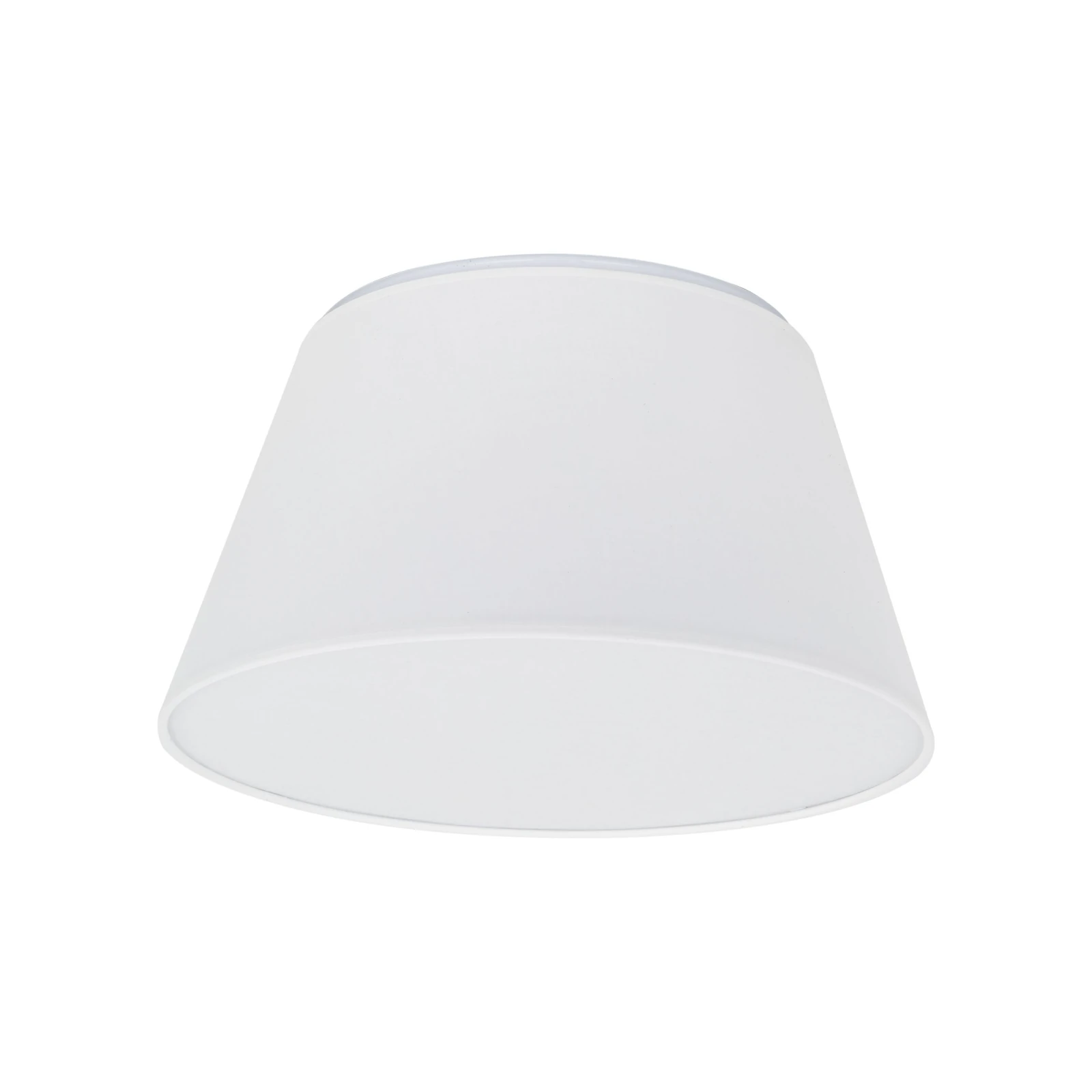 Ceiling Light FORMO 2xE27 – trapezoid white fabric shade, magnetic fit