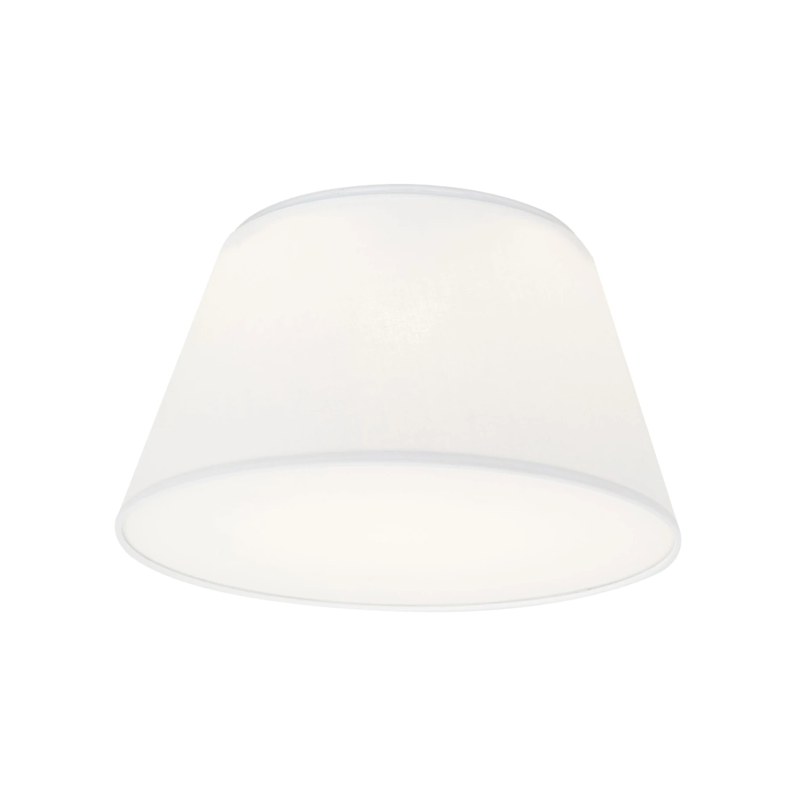 Ceiling Light FORMO 2xE27 – trapezoid white fabric shade, magnetic fit