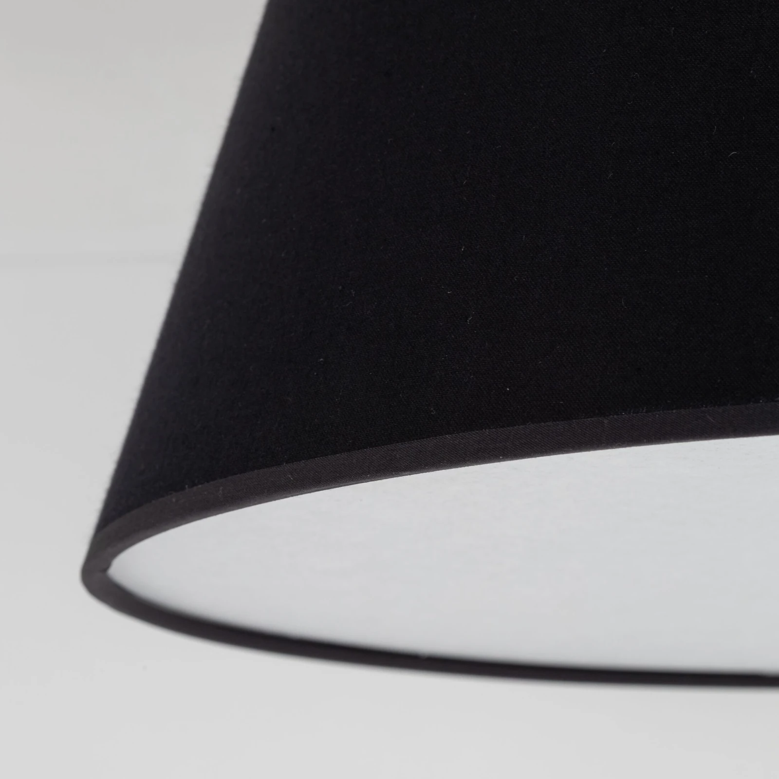 Ceiling light 2xE27 – trapeze shade, black, magnetic assembly