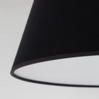 Ceiling light 2xE27 – trapeze shade, black, magnetic assembly - Image 5