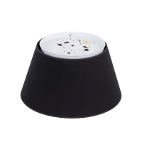 Ceiling light 2xE27 – trapeze shade, black, magnetic assembly - Image 6