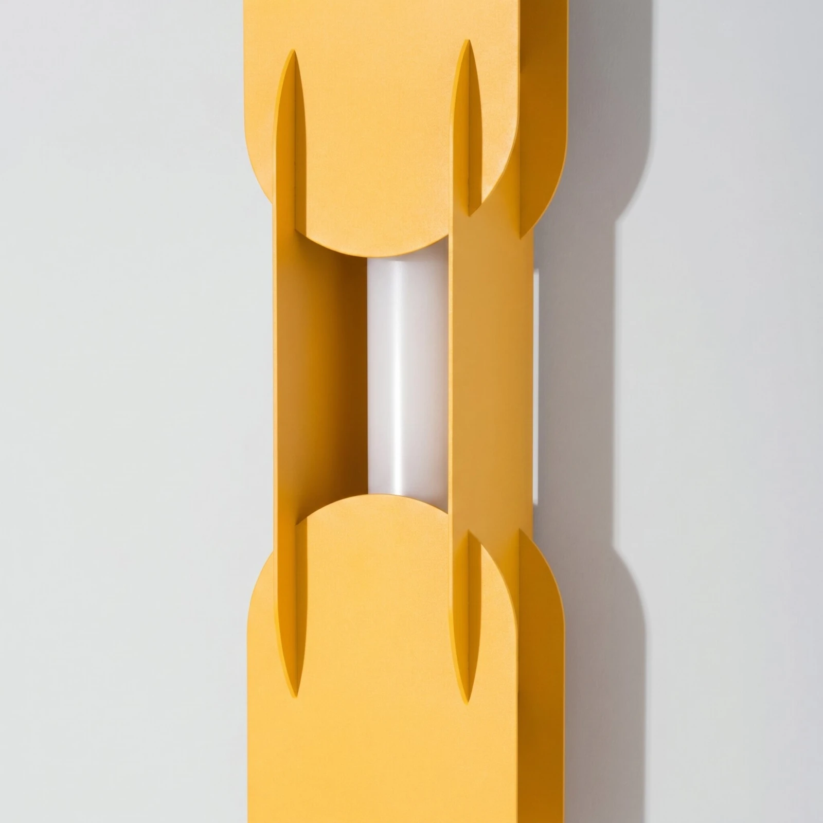 Wall lamp 91 cm – linear, yellow, Push Dimm/DALI