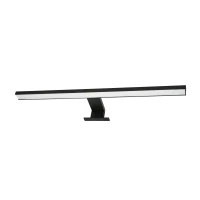 LEITO LED sieninis šviestuvas 50 cm, juodas - Nuotrauka 1