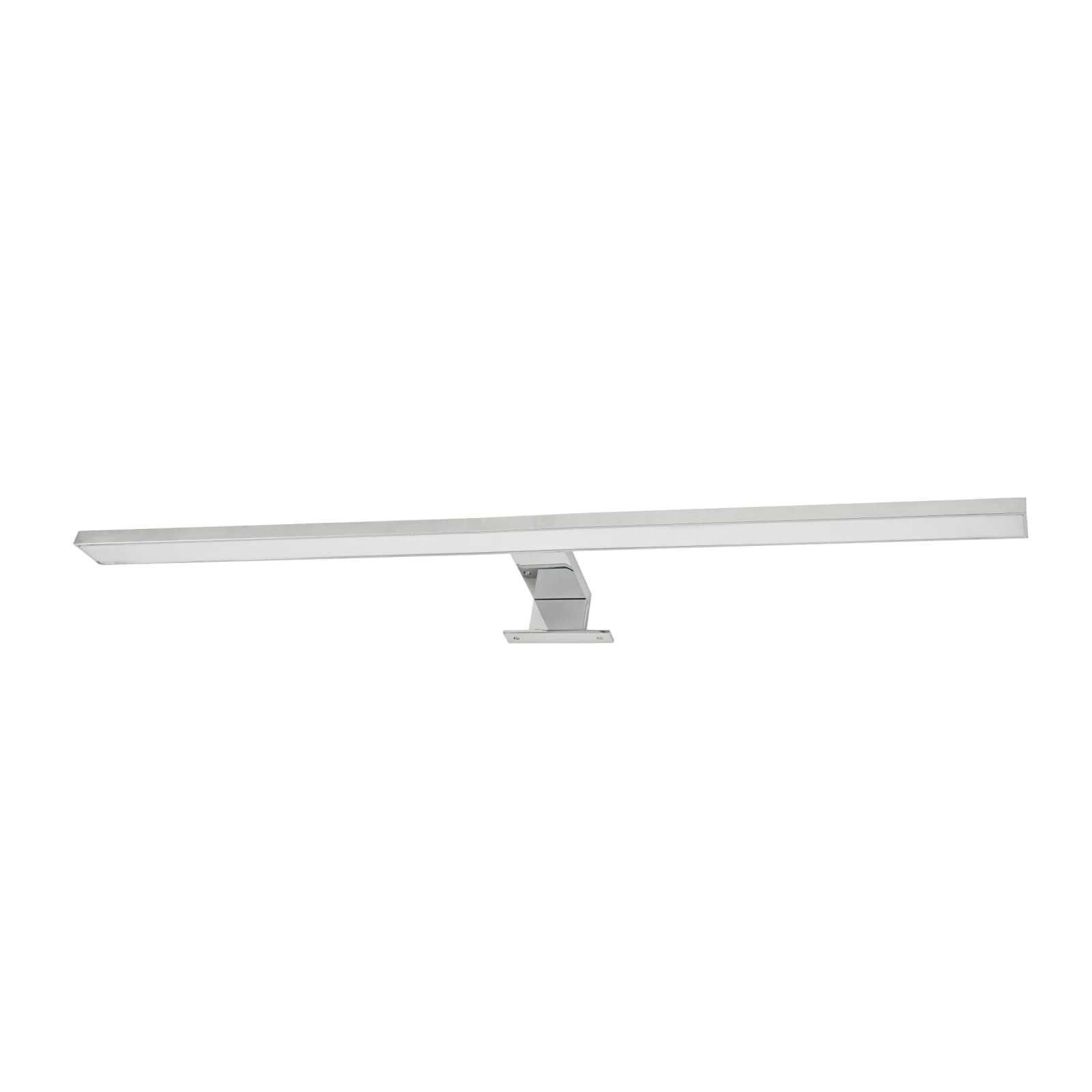LEITO LED sieninis šviestuvas 80 cm, chromuotas