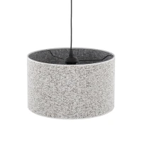 VELLUM pendant light 38 cm – textured shade, black, multicolour - Image 6