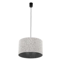 VELLUM pendant light 38 cm – textured shade, black, multicolour - Image 8