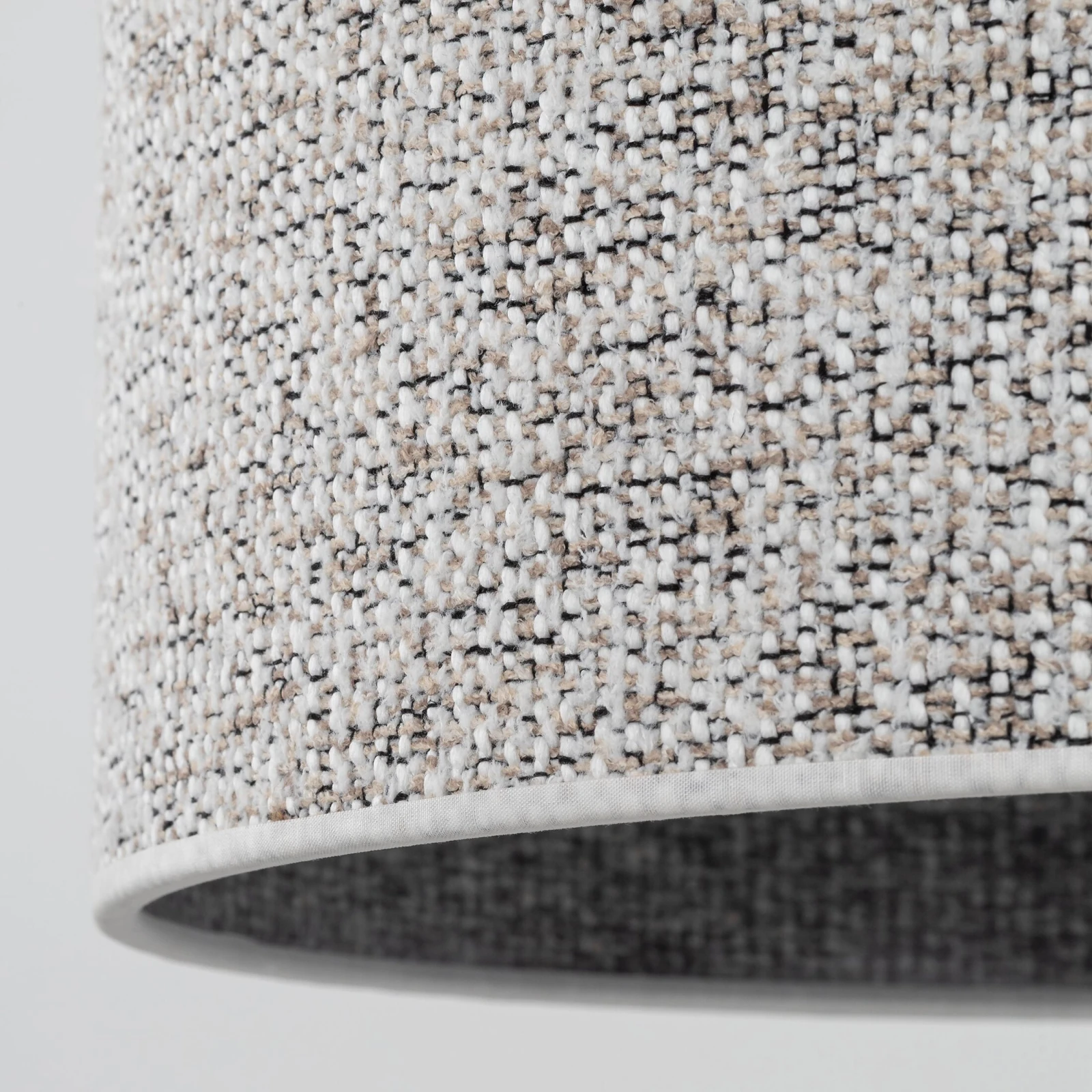 VELLUM pendant light 38 cm – textured shade, black, multicolour