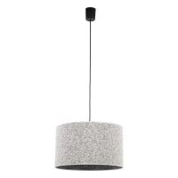 VELLUM pendant light 38 cm – textured shade, black, multicolour - Image 2